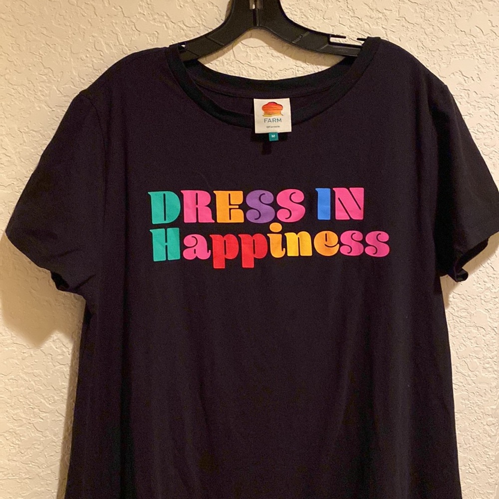 Farm Rio Dress In Happiness T-Shirt Dress - Picture 4 of 5